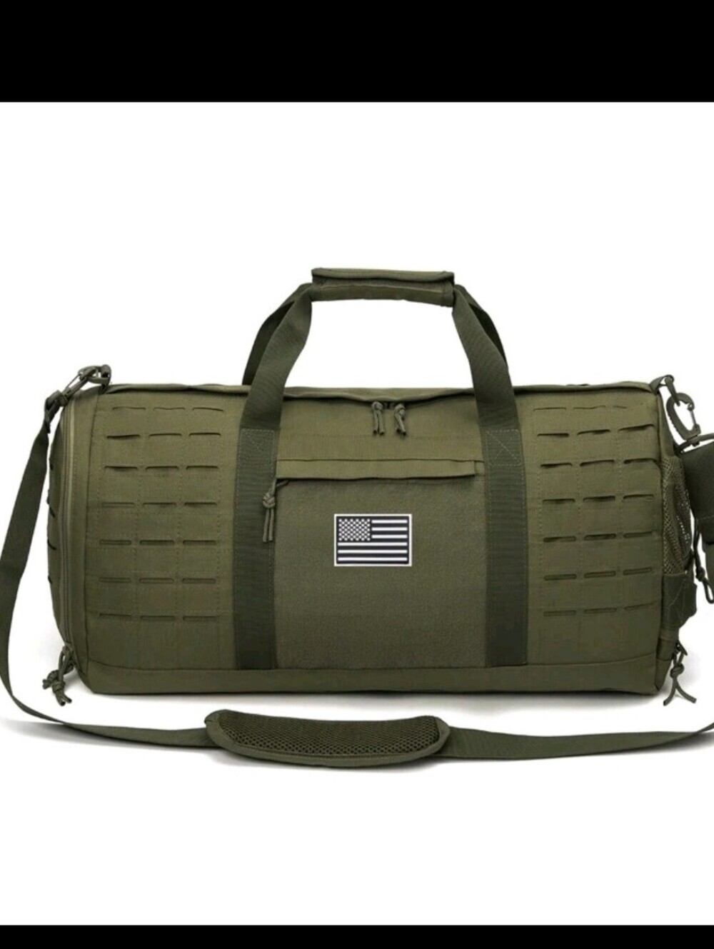 Army Green Tactical Duffel Bag - Travel & Gym Bag